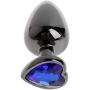 ABBY -J Beginner Plug Amal Aluminum Alloy Heart Shaped Rhinestone Toys for Women Product 3 Size S M L