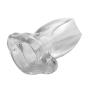 Master Series Peephole Clear Hollow Anal Plug