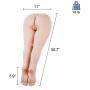 Y-NOT 3D Realistic Silicone Half Sex Doll with Legs, Ass and Feet for Vaginal Anal Sex, Lifelike Adult Toy Male Masturbator Y-NOT 3D Realistic Silicone Half Sex Doll with Legs, Ass and Feet for Vaginal Anal Sex, Lifelike Adult Toy Male Masturbator