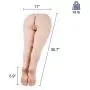 Y-NOT 3D Realistic Silicone Half Sex Doll with Legs, Ass and Feet for Vaginal Anal Sex, Lifelike Adult Toy Male Masturbator
