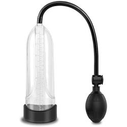 Penis Vacuum Pump with Durable Sleeve for Powerful Tight Suction, PALOQUETH Penis Enlargement Pump with Clear Cylinder Measurement Marker Quick Air Release Valve for Beginners Safe Pumping 9 Inch