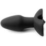 Anal Plug , YOVE Silicone 10 Mode Vibrating Butt Plug and Prostate Massager Anal Sex Toy for for Men, Women or Couples (BLACK)