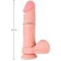 Touyoyo - Comfortable Design 7 Inch Wearable Strap On Dillos Adjustable Belt Removable Panis with Section Cup for Woman Lesbian Couples Waterproof