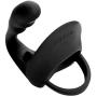 FST Erection Enhancing Cock Ring and Anal Plug Combo, Male Anal Silicone Sex Toy, Stimulate Prostate Achieve Incredible Orgasms, Black