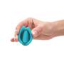 Dame Products Eva The Rechargeable Couples Vibrator, Aqua