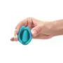 Dame Products Eva The Rechargeable Couples Vibrator, Aqua Dame Products Eva The Rechargeable Couples Vibrator, Aqua