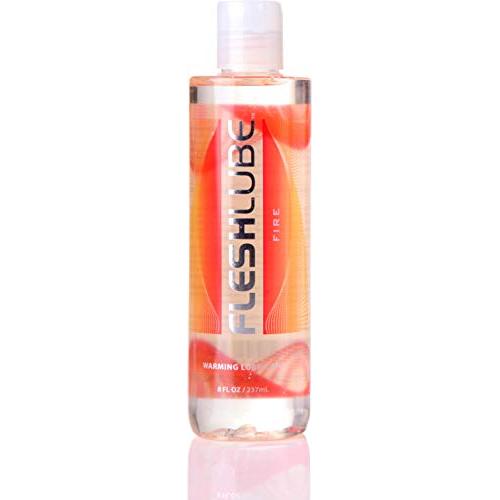 Fleshlight Fleshlube Fire | Large 8 Ounce Lube | Heating and Warming Effects