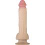 Adam & Eve - Adams Silicone Rechargeable 10 Function Thrust Dildo with Wireless Remote - Couples Sextoy - Beige