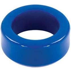 Doc Johnson TitanMen - Cock Ring - Stretch-to-Fit - Makes Your Penis Firmer, Harder, and More Engorged - Made of Body-Safe TPR - Blue