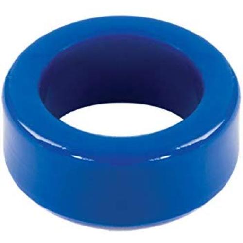 Doc Johnson TitanMen - Cock Ring - Stretch-to-Fit - Makes Your Penis Firmer, Harder, and More Engorged - Made of Body-Safe TPR - Blue