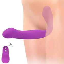 Perfect Size Vibrating Silicone Strapless Strap-On for Women Couple Lesbian FIDJNCB