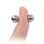 OUYAWEI Adult Products Strong Magnetic Nipple Clip Labia Clip Masturbation Sucking Breast Couple Teasing Stainless Steel Magnetic Ball Alternative Sex Toys 2 Pairs (4)