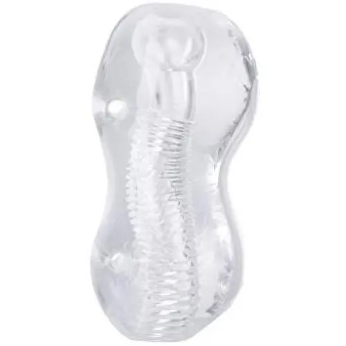 Male Masturber Toy Men Pocket Stroker For Relaxation, 3D Soft Yet Ribbed Inside, 5" Portable Handheld Clear Sleeve Easy Clean Male Masturber Toy Men Pocket Stroker For Relaxation, 3D Soft Yet Ribbed Inside, 5" Portable Handheld Clear Sleeve Easy Clean