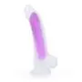 UTIMI Liquid Silicone Dildo Dong with Suction Cup and Ball 8.3 Inch