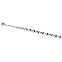 Eastern Delights Elite Stainless Steel Beads Urethral Plug, Large