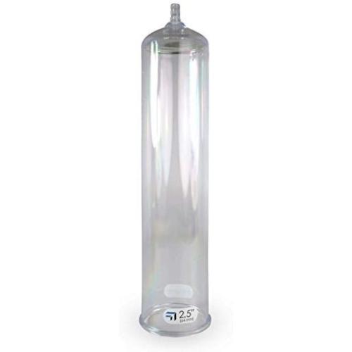LeLuv Cylinder 2.5 inch Diameter by 12 inch Length Barbed Fitting for Vacuum Pump Z-Grip B-Grip T-Grip