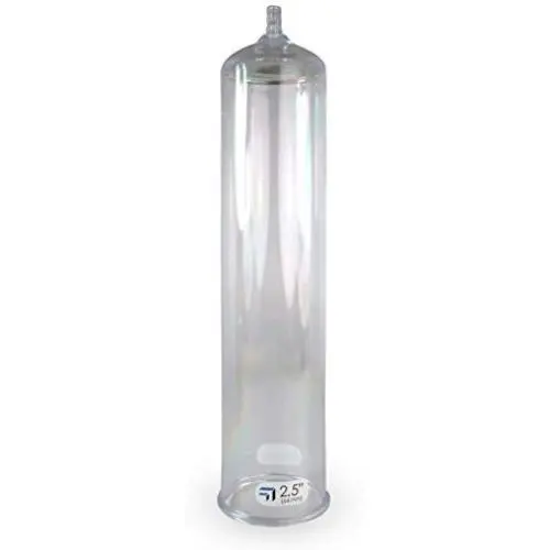 LeLuv Cylinder 2.5 inch Diameter by 12 inch Length Barbed Fitting for Vacuum Pump Z-Grip B-Grip T-Grip LeLuv Cylinder 2.5 inch Diameter by 12 inch Length Barbed Fitting for Vacuum Pump Z-Grip B-Grip T-Grip