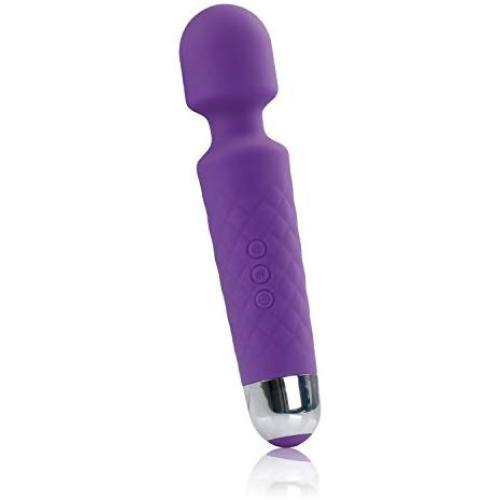 Tetris Multifunctional Wireless Therapeutic Wand Massager Vibration Waterproof Purple, 4.8 Ounce