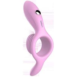 TPTPMAY Mini USB Vibranting Pennis Ring Delay Ejeculation Hard Male Massage Six Toy Couples