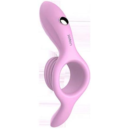 TPTPMAY Mini USB Vibranting Pennis Ring Delay Ejeculation Hard Male Massage Six Toy Couples
