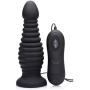 Master Series Auto Thruster Vibrating Silicone Anal Plug