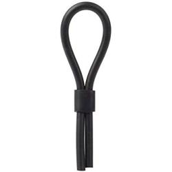 Silicone Stud Lasso Rings, Black