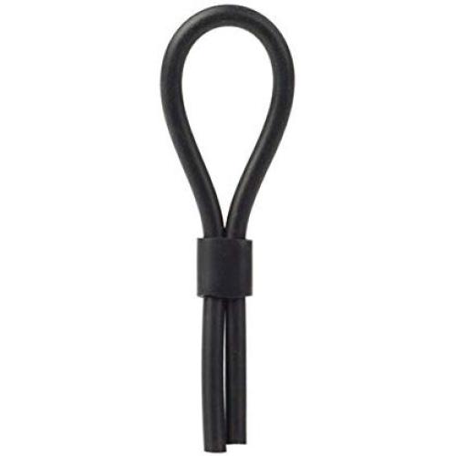 Silicone Stud Lasso Rings, Black