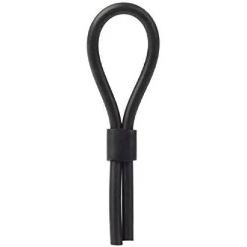 Silicone Stud Lasso Rings, Black Silicone Stud Lasso Rings, Black