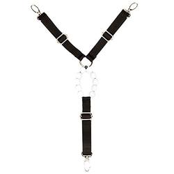 Forced’ Orga’ Female Belt Game/Magic Wand Holder Toy Belt Harness Toys、 for’Couples (White)