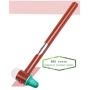 Health Manual Magnetic Massage Ball Hammer Back Meridian Tapping Massage Stick Rod Waist Leg Foot Arm Joint Neck Portable Best Gift Household Brown