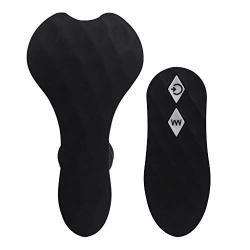Qhufnng Wand Massager Wearable Novelty Toys with Remote Control Rechargeable for Muscles Neck Shoulder Back Leg Foot Black