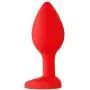 Ouch! by Shots America - Diamond Heart Butt Plug - Regular - Red Ouch! by Shots America - Diamond Heart Butt Plug - Regular - Red
