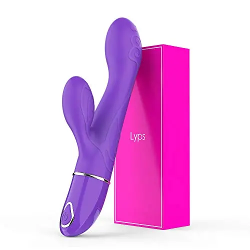 G-Spot Rabbit Waterproof Vibrator with Lifelike Texture for Women Clitoris Stimulation | Lyps Holly - Flexible Silicone Dildo Clit Dual Action Stimulator with 10 Powerful & Silent Vibration Patterns G-Spot Rabbit Waterproof Vibrator with Lifelike Texture for Women Clitoris Stimulation | Lyps Holly - Flexible Silicone Dildo Clit Dual Action Stimulator with 10 Powerful & Silent Vibration Patterns