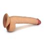 Healthy Vibes Big Dick Dirk Dildo the Porn Star Molded Huge 11.5 Inch Realistic Flesh Lifelike Penis with Suction Cup, Strap On Sex Toy Dong for Men, Women & Couples