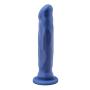 8" Realistic Sensa Feel Dual Density Dildo - Platinum Silicone - Long Veined Cock Dong - Suction Cup Harness Compatible - Sex Toy for Women - Sex Toy for Adults (Indigo)