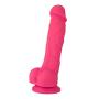 Naughty Cock Silicone Dildo - Realistic, Suction Cup - Sex Toy for Beginners, Vaginal, Anal, and G-Spot - 6.5 Inch (Pink)