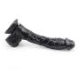 MXJYB Waterproof Silicone Material Lifelike Suction Cup Dî`ld.ɔs for Female Beginners(10inch) MXJYB (Color : Black)