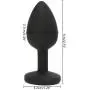 BUBUCAST New 7 * 2.8cm Black Small Silicone Plug Both Man and Woman Amal BUBUCAST New 7 * 2.8cm Black Small Silicone Plug Both Man and Woman Amal
