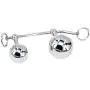 Eastern Delights Female Anal Vagina Double Ball Plug in Steel Chastity Belt Hook Bondage Eastern Delights Female Anal Vagina Double Ball Plug in Steel Chastity Belt Hook Bondage