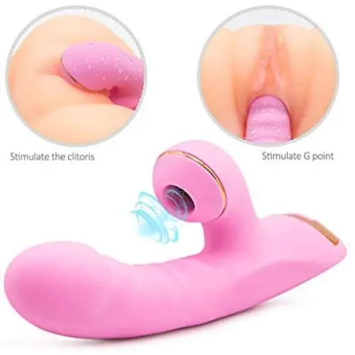 3 in 1 Hands Free Silicone Pleasure Toy Clitòrial Stimulàtion Toys for Her Clitòrial Stimulàtion Toys Sùcking Pleasure Toy for Women Couple Waterproof Vibràntor Bùllet for Women