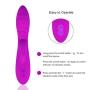Portable Wireless Handheld Massager-Powerful Dual Motor-12 Vibration Frequency Modes - Arbitrary Bending-Waterproof-USB Magnet Charging-Strongly Recommended for Healthy Sports Equipment (Purple)