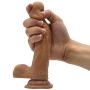 7.48Inch Safe Soft Materials Real Realistic Simulation Strong Suction Toy-dide for Women Men Brown 7.48Inch Safe Soft Materials Real Realistic Simulation Strong Suction Toy-dide for Women Men Brown