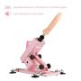 Y-Not Automatic Love Sex Machine Gun Sex Toys Masturbation for Women and Men Fast Pumping and Thrusting Multispeed Telescopic Free Dildo Retractable with 7 Attachments Pink