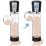 Electric Penis Vacuum Pump with 4 Suction Intensities, Adorime Rechargeable Automatic High-Vacuum Penis Enlargement Extend Pump, Penis Enlarge Air Pressure Device for Stronger Bigger Erections