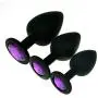 3 Pieces Silicone But.t Plùgs Exercise Kit Adult Toys for Couples (Black1) 3 Pieces Silicone But.t Plùgs Exercise Kit Adult Toys for Couples (Black1)