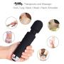 Mini Wand Massager - Strongest Cordless Handheld Therapeutic Powerful Vibrate Wand Massager with 20 Magic Vibration Modes 9 Speeds,Best Travel Gift - Personal Massager for Neck Shoulder Massage