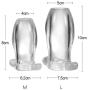 Kixnor Medical Silicone - The Stretch - Hollow Butt - Plug - Clear