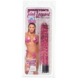 California Exotics Houston Pink Leopard Vibrator, 6.5"