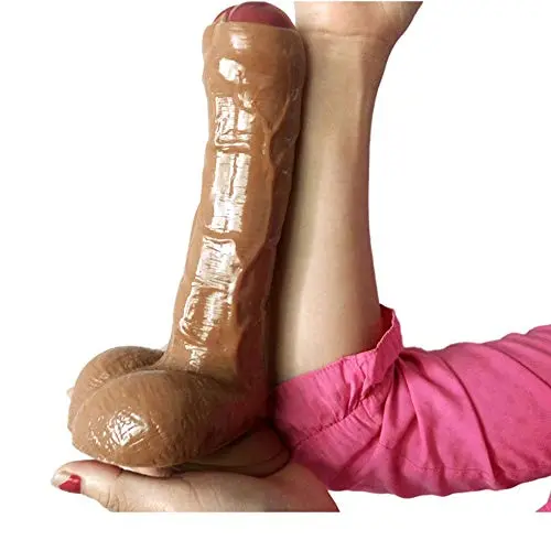 Lfcmf Realistic Real Soft Realistic-Ďìld`ɔ Waterproof Tools for Women Female-9.25 Inch, Pleasure Stick for Women (Color : Brown) Lfcmf Realistic Real Soft Realistic-Ďìld`ɔ Waterproof Tools for Women Female-9.25 Inch, Pleasure Stick for Women (Color : Brown)