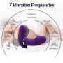 Lfcmf 7 Frequency Wireless Remote Control Wearable Fémálé Invisible Mástūrbátīōn Mássǎgě Víbràtǒr (Color : Purple)